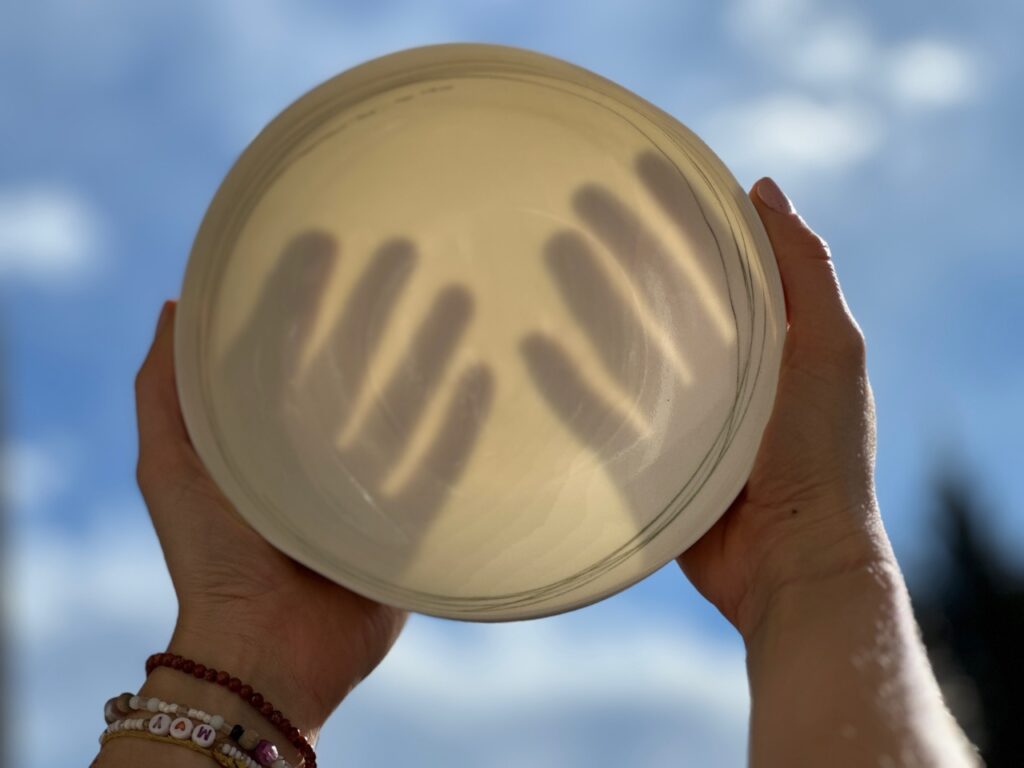 Die Fastenschale aus feinstem Porzellan